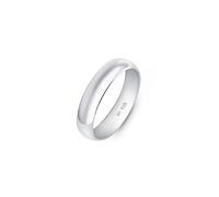 Amberta Solid 925 Sterling Silver Mens Wedding Ring Band | 5 6 8 mm Wide Thumb Court Shape Polished Silver Ring for Men: 5 mm - Size V