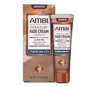 Ambi Even & Clear Advanced Fade Cream, Hydroquinone-Free, Hyperpigmentation, Stubborn Dark Spot Concealer, Results in As Little As 2-3 Weeks, Niacinamide, Licorice Root Extract, PHA, 1 Fl Oz