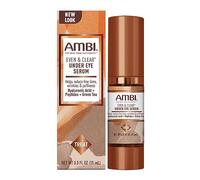AMBI Even & Clear Under Eye Serum Anti-Ageing Formula with Peptides Reduces Fine Lines, Wrinkles, Under Eye Bags, and Crow's Feet Restores Skin Elasticity 0.5 Ounce