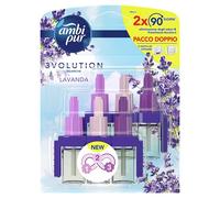 Ambi Pur 3Volution Lavender Refill Air Freshener With Electric Diffuser 40ml, 3 Different Fragrances To Eliminate Odors