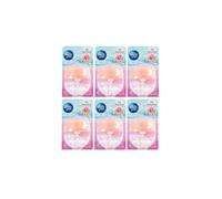 Ambi Pur 5 in 1 Bathroom Toilet Rim Block Rose & Pink Grapefruit 6 x 55ml