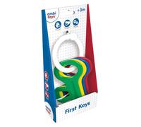 Ambi Toys, First Keys, Rattle and Teether Toy, Ages 3 Months Plus