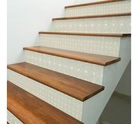 Ambiance Azulejos Self-Adhesive Stair Sticker Contemporary March Cement Tiles Stair Tiles Self-Adhesive Cement Tiles Stairs Cement Tiles Self-Adhesive 15 x 105 cm 4 Strips