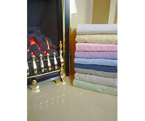 Ambiance King Size 18" Deep Box Flannelette Fitted Sheet Grey 100% Brushed Cotton Soft Feel