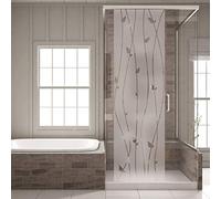 Ambiance Sticker Anti-Privacy Window Film - Self-Adhesive Privacy Screen Stickers for Glass & Shower Door | Romantic Lianes H120 x L35 cm