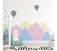 Ambiance Sticker Children's Stickers Giant Scandinavian Mountains Gothenburg 110 x 135 cm