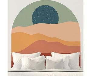 Ambiance Sticker Non-Woven Wallpaper Giant Frescoes Pre-Pasted Dune E Spot Decorative Label H 90 x L 90 cm