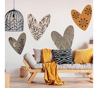 Ambiance Sticker Non-Woven Wallpaper Giant Frescoes Pre-Pasted Ethnic Colours Decorative Label H 90 x L 90 cm
