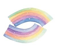 Ambiance Sticker Non-Woven Wallpaper Pre-Pasted Giant Rainbow Wall Mural - H170 x L120 cm