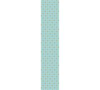 Ambiance Sticker Non-Woven Wallpaper Pre-Pasted Roll Retro Aquamarine and Yellow Decorative Adhesive - 1 Roll H300 x W60 cm