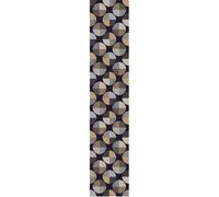 Ambiance Sticker Non-Woven Wallpaper Pre-Pasted Roll Wallpaper Ethnic Dark Adhesive Decorative - 1 Roll H300 x W60 cm