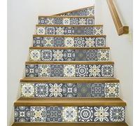 Ambiance Sticker Otello Stair Tile Stickers for Stairs Tiles - 2 Strips of 16.5 x 115.5 cm