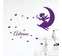 Ambiance Sticker Personalised First Name Stickers, Vinyl, Model 1, 60x25cm + 30x20cm