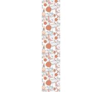 Ambiance Sticker Pre-Pasted Non-Woven Wallpaper Roll Abstract Lotus Plant Decorative Adhesive - 1 Roll H300 x W60 cm
