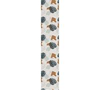 Ambiance Sticker Pre-Pasted Non-Woven Wallpaper Roll Modern Art Monstera Leaves Decorative Adhesive - 1 Roll H300 x W60 cm