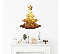 Ambiance Sticker Self Adhesive Christmas Tree Origami Stickers 50 x 60 cm