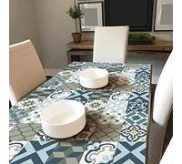 Ambiance Sticker Self-Adhesive Furniture and Tables Tile Stickers for Kitchen and Living Room Decoration Hectorio - Pack of 60 Stickers of 20 x 20 cm