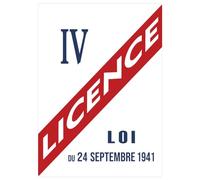 Ambiance Sticker Self-Adhesive Vinyl Door Bar Restaurant Pub Drink Licence IV 4 Signage Sign Height 21 x Length 15 cm