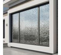 Ambiance Sticker Small Tiles Blackout Adhesive Roll for Windows - Anti-Static Static Anti-UV Window Film - H45 cm x L1 m