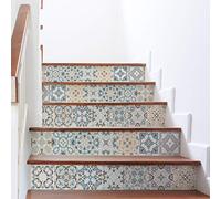 Ambiance Sticker Stair Tile Stickers, Vinyl, Stylish Ornaments, 2 bandes de 15 x 105 cm