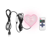 Ambient Lighting for Car Neon Lighting Automotive Decoration Window Trunk | Heart-shaped Atmosphere Light Home Entryway Car Interior Truck Dashboard Night Date Holiday Proposals Led Light Decor pink