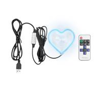 Ambient Lighting, Heart-Shaped LED Neon Light, Automotive Interior Decorative Lamp for Dashboard, Trunk, or Window, Romantic Mood Lighting Car Truck Home Entryway, Perfect Holidays