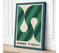 Ambient Pears Geometric Canvas Wall Art Print 30x20 Inch (76 x 51 cm)