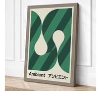 Ambient Pears Geometric Canvas Wall Art Print 30x20 Inch (76 x 51 cm)