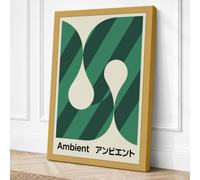 Ambient Pears Geometric Canvas Wall Art Print 30x20 Inch (76 x 51 cm)