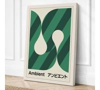 Ambient Pears Geometric Canvas Wall Art Print 30x20 Inch (76 x 51 cm)