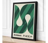 Ambient Pears Geometric Canvas Wall Art Print 30x20 Inch (76 x 51 cm)