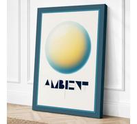 Ambient Sphere Minimalist Canvas Wall Art Print 30x20 Inch (76 x 51 cm)