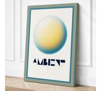 Ambient Sphere Minimalist Canvas Wall Art Print 30x20 Inch (76 x 51 cm)
