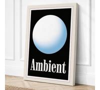 Ambient Sphere Minimalist Canvas Wall Art Print 30x20 Inch (76 x 51 cm)