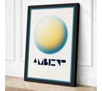 Ambient Sphere Minimalist Canvas Wall Art Print 30x20 Inch (76 x 51 cm)