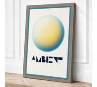 Ambient Sphere Minimalist Canvas Wall Art Print 30x20 Inch (76 x 51 cm)