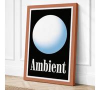 Ambient Sphere Minimalist Canvas Wall Art Print 30x20 Inch (76 x 51 cm)
