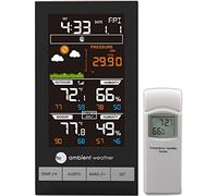 Ambient Weather WS-2801A Advanced Wireless Color Forecast Station w/Temperature, Humidity, Barometer