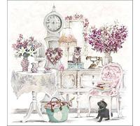 Ambiente 20 napkins vintage room.