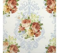 Ambiente 3-Ply Cocktail Napkins, Sara Blue Floral Damask Design, 20 Count, Elegant Beverage Napkins for Weddings, Anniversaries, and Formal Dinner Parties (25 x 25 cm)