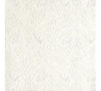 Ambiente 3 Ply Paper Napkins Elegance Pearl White