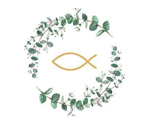 Ambiente 33cm 3-Ply Paper Napkins 20pcs - Communion Branches White