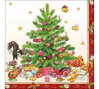 Ambiente Christmas Napkin 33cm Nostalgic Christmas Tree Serviettes Pack of 20