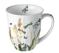 Ambiente Tea Cup Coffee Mug 0.4 L Ornamental Flowers Grasses Meadow Fine Bone China 18417470