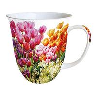 Ambiente Fine Bone China Floral Mug Mug 0.4 Litre Tulips
