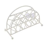 Ambiente Lattice Design Upright Napkin Holder Cream