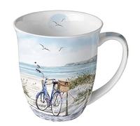 Ambiente Mug Bicycle on the Beach Approx. 10.5 x 9.5 cm