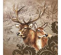 Ambiente Serviette Couple Deer Pack of 20