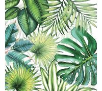 Ambiente Napkins/Party/Party Approx. 33 x 33 cm - Tropical Leaves - Ideal as a Gift