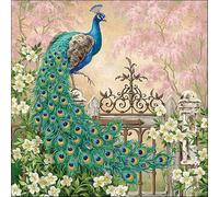 Ambiente - Pack of 20 33x33cm Napkins - Noble Peacock